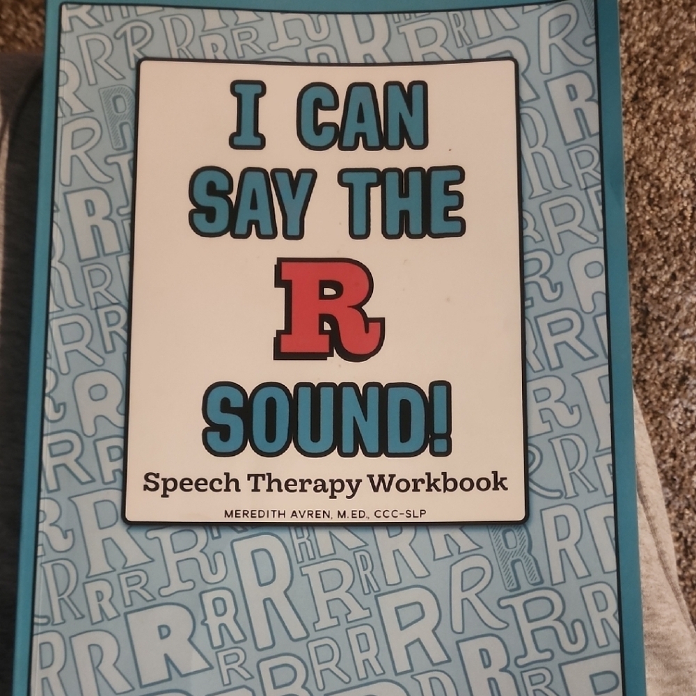 I Can Say the R Sound Speech Therapy Workbook